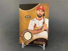 2019 TOPPS TIER ONE BASEBALL MATT CARPENTER T1R-MCA JERSEY RELIC 212/375