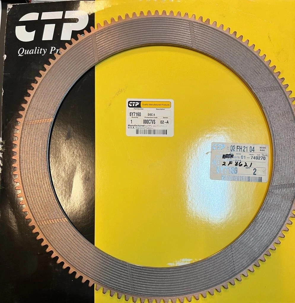 BRAKE DISC CTP 6Y7160 CATERPILLAR BRAKE DISC 2F8621. NEW A/M | eBay 