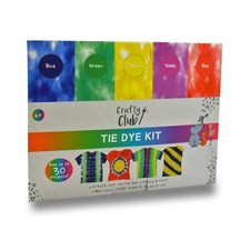 Crafty Club Tie Dye Kit of 5 Colours Non Toxic Ready To Use Kids Craft DIY Gift