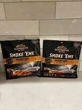 2-Bear Mountain Smoke ‘Ems Savory BBQ Real Wood Smoke On Any Grill 6 oz