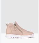 Alfie and Evie Size 38 Energy-W Zip Short Boot Blush New In Box Leather Sneaker