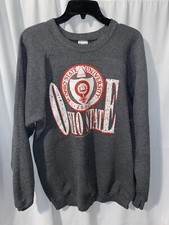Vintage Ohio State University Buckeyes Dark Gray FOTL Sweatshirt XL Made in USA