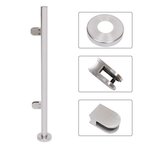 Balcony Pool Glass Panel Balustrade Railing Glazing Posts Stainless Steel Post - Picture 15 of 53