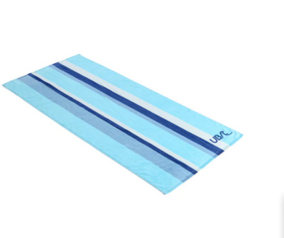 Urban Beach blau gestreift großes Strandtuch Camping Reise Saunatuch 70x150cm
