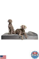 NOAH and PAW Giant Dog Bed XXL 55x45x11 Inch, Orthopedic Dog Beds, Eggshell M