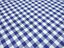 Miniaturansicht 2  - Stoff 100% Baumwolle Zefir Karo 1 cm blau weiß kariert Kleiderstoff Dekostoff 