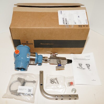 ROSEMOUNT 3051T IN LINE PRESSURE TRANSMITTER 3051TG4A2B21AS5B4K5M5V R306 MANI