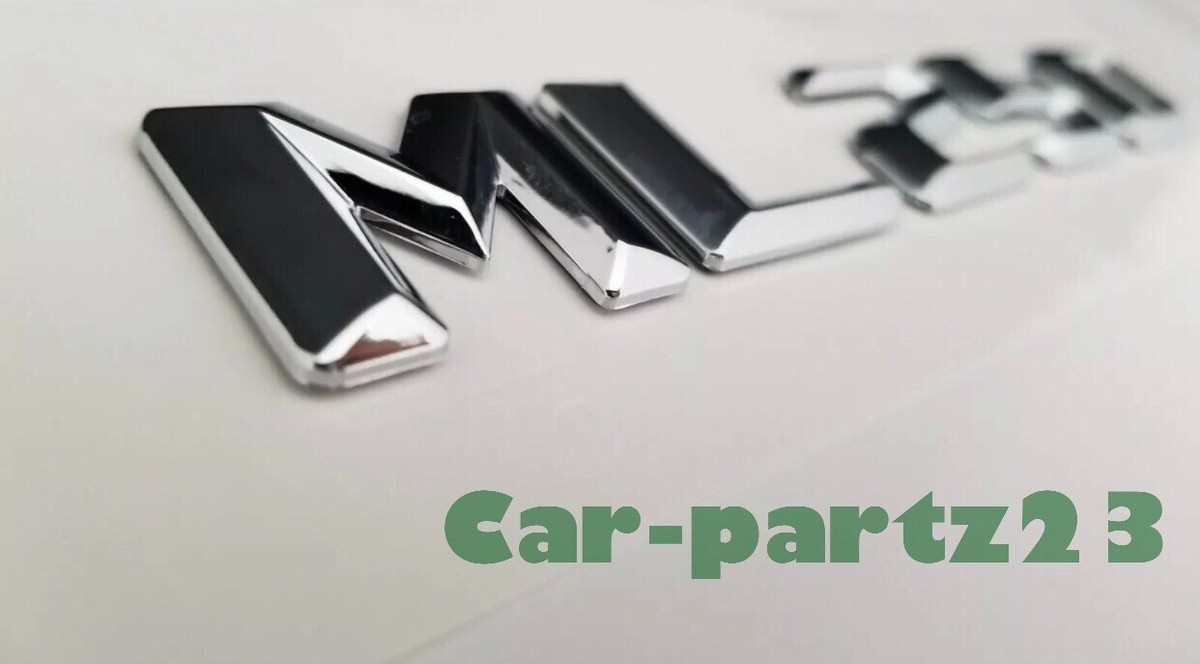 CHROME AMG Boot Rear Emblem BADGE Decal BENZ A B C E S CL ML SL CLK SLK - Foto 4
