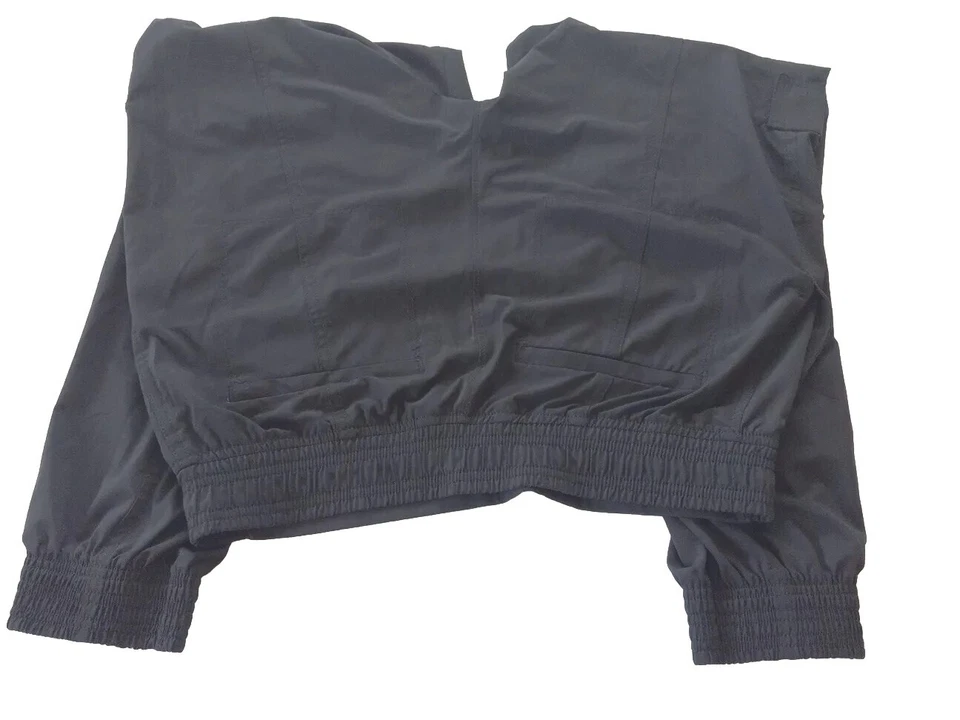 Athleta女式32运动套衫瑜伽慢跑工装实用黑色裤子 — 第 2/4 张图片