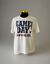Vintage Game Day Woo Blue Basketball T-Shirt Snyder Russell Athletic Tag XL USA
