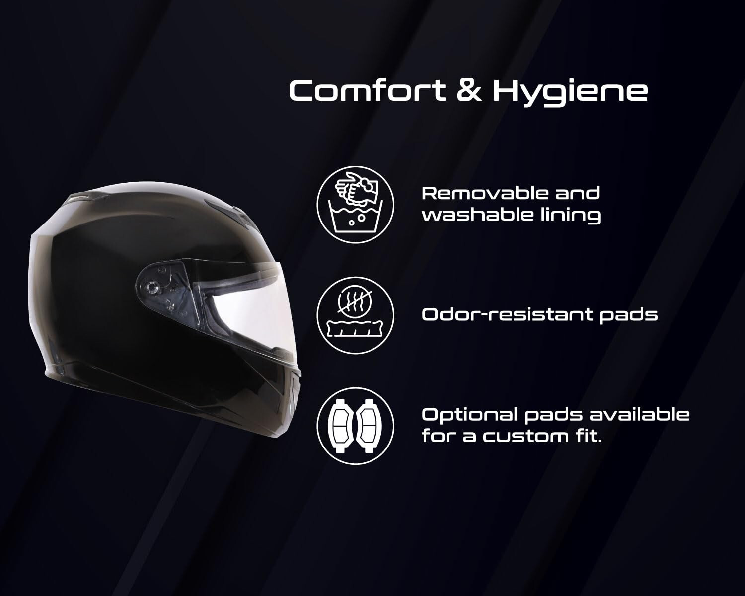 halmateEdge ISI Certified Full Face Gloss Finish Helmet for Men and Women with C