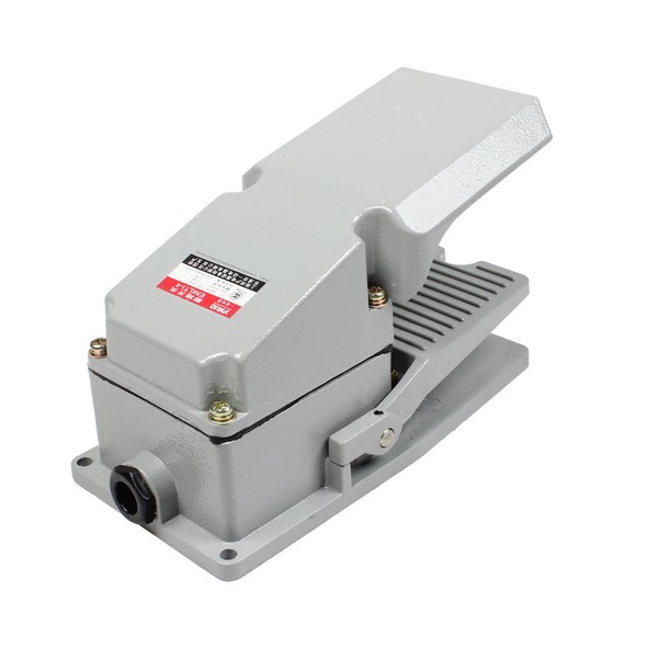 AC 380V 250V 10A Antislip Metal Momentary Industrial Foot Pedal Switch