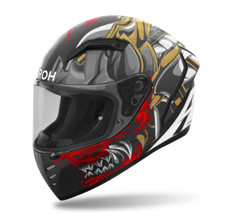 CASCO AIROH CONNOR SAMURAI MATT STRADA MOTARD INTEGRALE TAGLIA M 57 58 CM