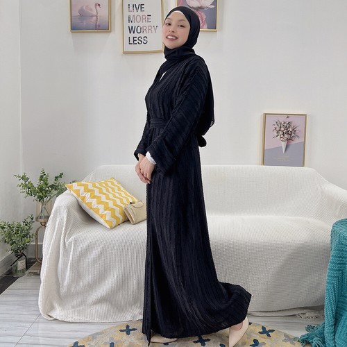 Ramadan Women Muslim Abaya Dubai Open Cardigan Maxi Dress Abaya Kimono Islamic - Picture 66 of 101