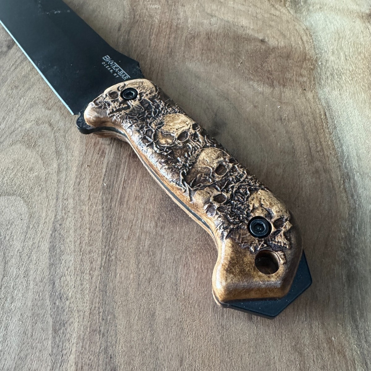 Graveguard scales for Ka-Bar Becker bk-2 bk-7 bk-9 / custom scales 