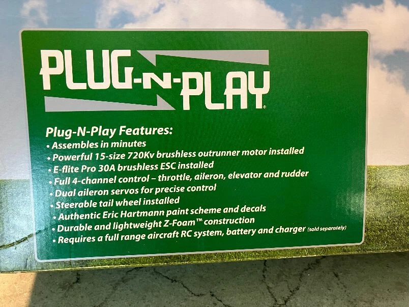 Avión Warbird Parkzone BF-109G RC - Versión PNP Foto 2 de 4