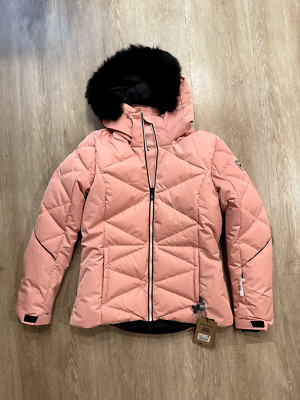 Rossignol Jacket Size Large Womens Cooper Pink Staci Pearly Full Zip Black $350