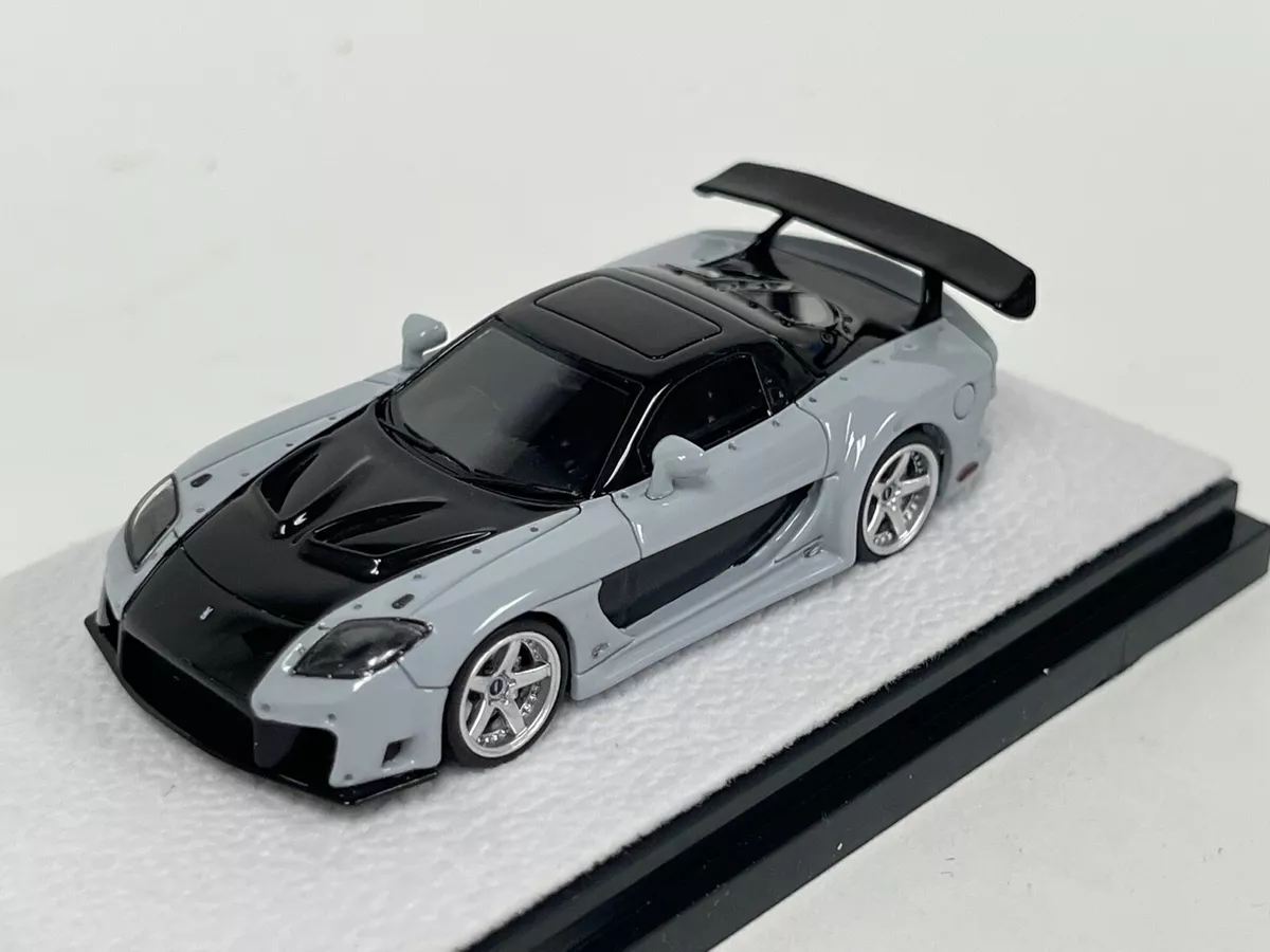 1/64 YM Model Mazda RX-7 Fortun 7 VeilSide in Grey 199 pcs