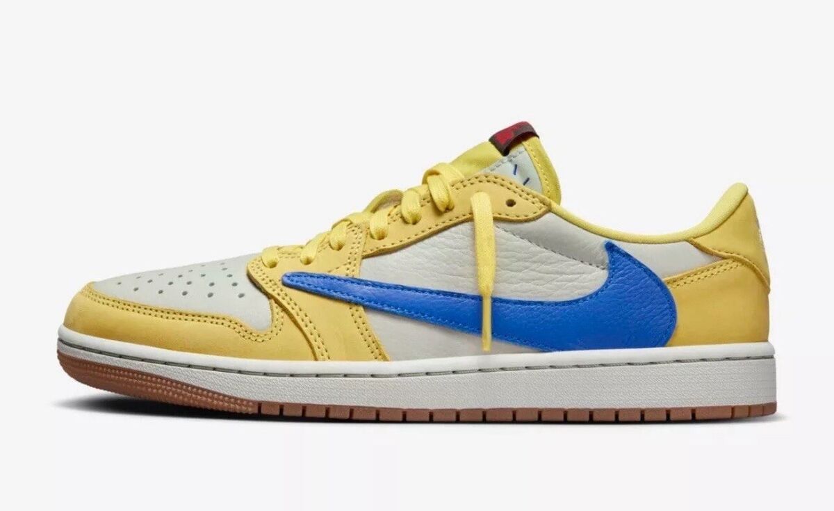Nike Air Jordan 1 Retro Low OG x Travis Scott Canary DZ5909 Nike Air Jordan 1 Retro Low OG x Travis Scott Canary DZ5909