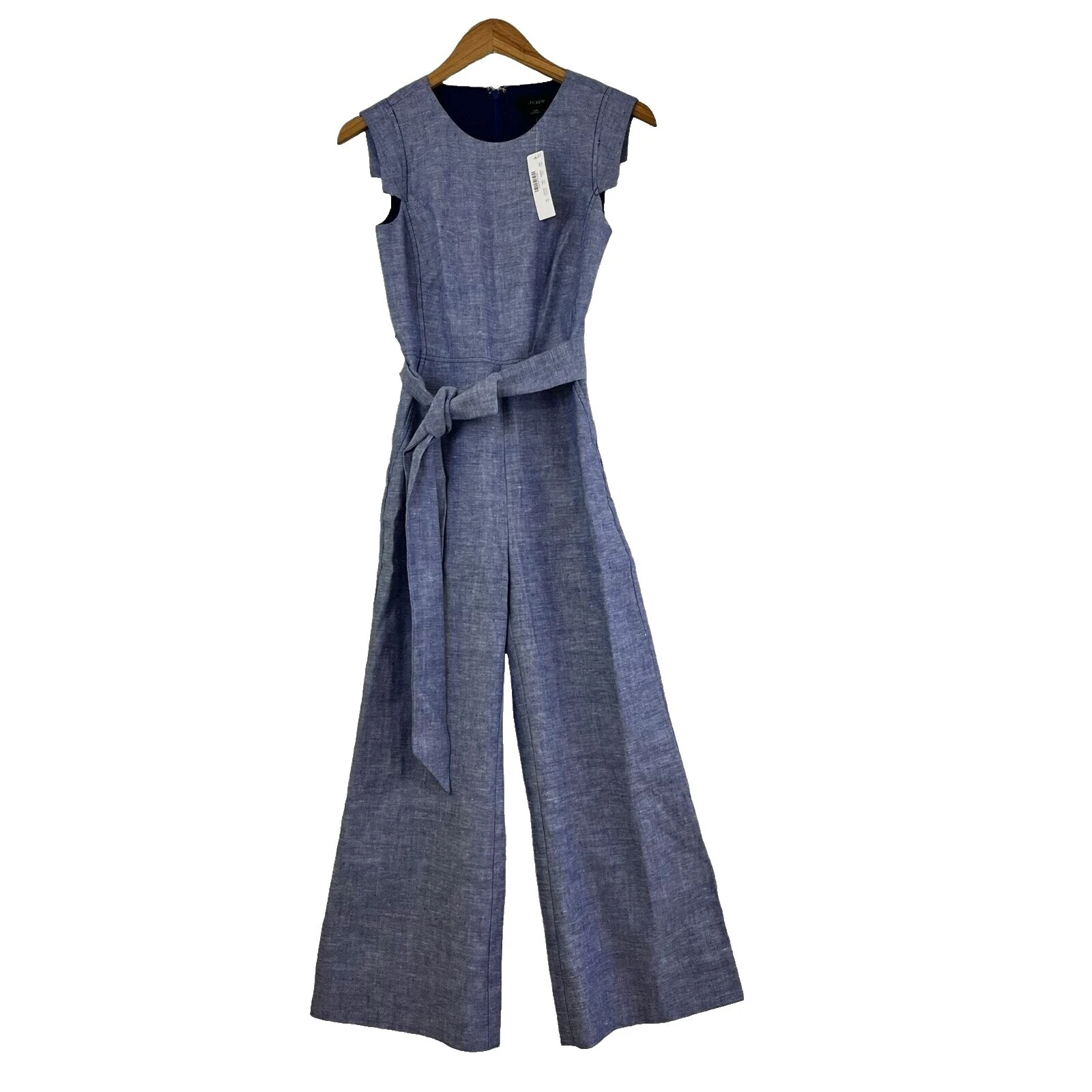 Mono sólido J.CREW Mezcla de lino y Rompers for Women