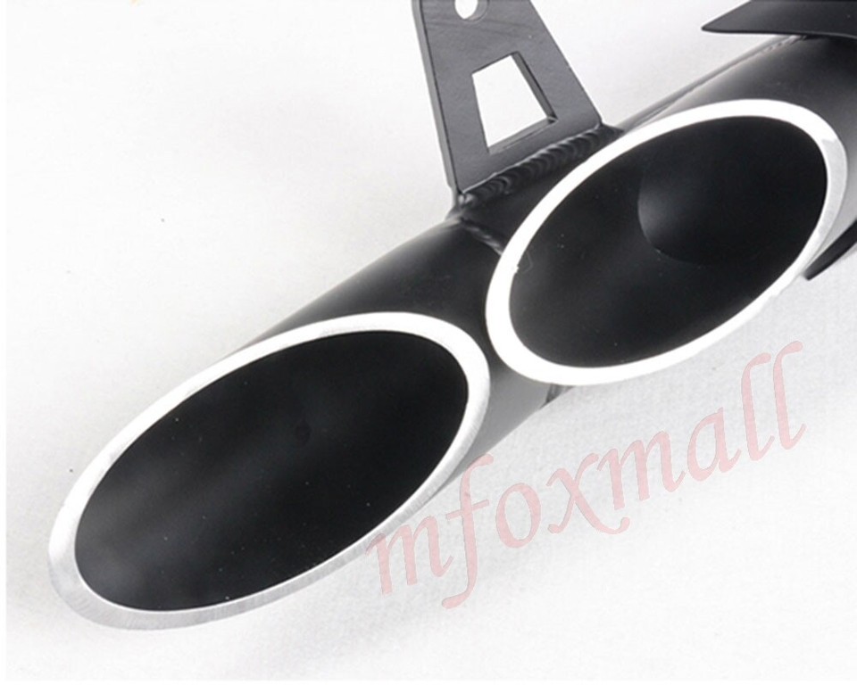 Suzuki GSX-R Exhaust Tip Dual-Outlet Exhaust Tail Pipe/Muffler Tip For Yamaha YZF-R6 & Suzuki GSX-R - Black Motorcycle Exhaust Tip - Foto 6