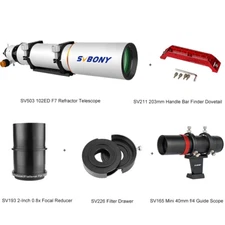 SVBONY SV503 102F7 Telescope w/Focal Reducer /Filter Drawer for Astrophotography
