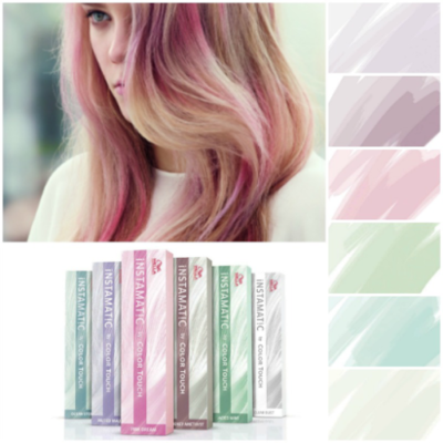 Wella Professionals Color Touch Instamatic Muted Mauve 4x60 Ml - Mattierender Farbton-Korrektor Für Goldenes Haar