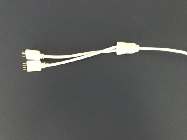 2 pcs RGB Led Strip 1 to 2 Port Y Splitter Female Connector Adapter + 6 pc 4 pin - Image 4 of 4