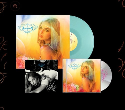 Addison Rae Addison - Exclusive Light LP + CD + Signed Art Card Bundle Presale