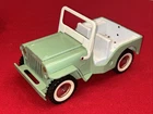 Vintage 1962-63  Tonka Surry Outdoor Living Green Willys Jeep Pressed Steel Toy