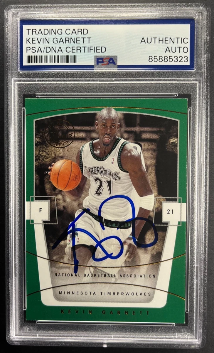 Kevin Garnett Basketball Original Autographed Sports Trading Cards