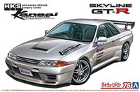 Aoshima 1/24 Nissan Hks Kansai BNR32 Skyline GT-R 1990 Tuned Awd Model Y863655