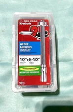 Red Head 1/2 in. x 5-1/2 in. Wedge Anchor - 10 Count