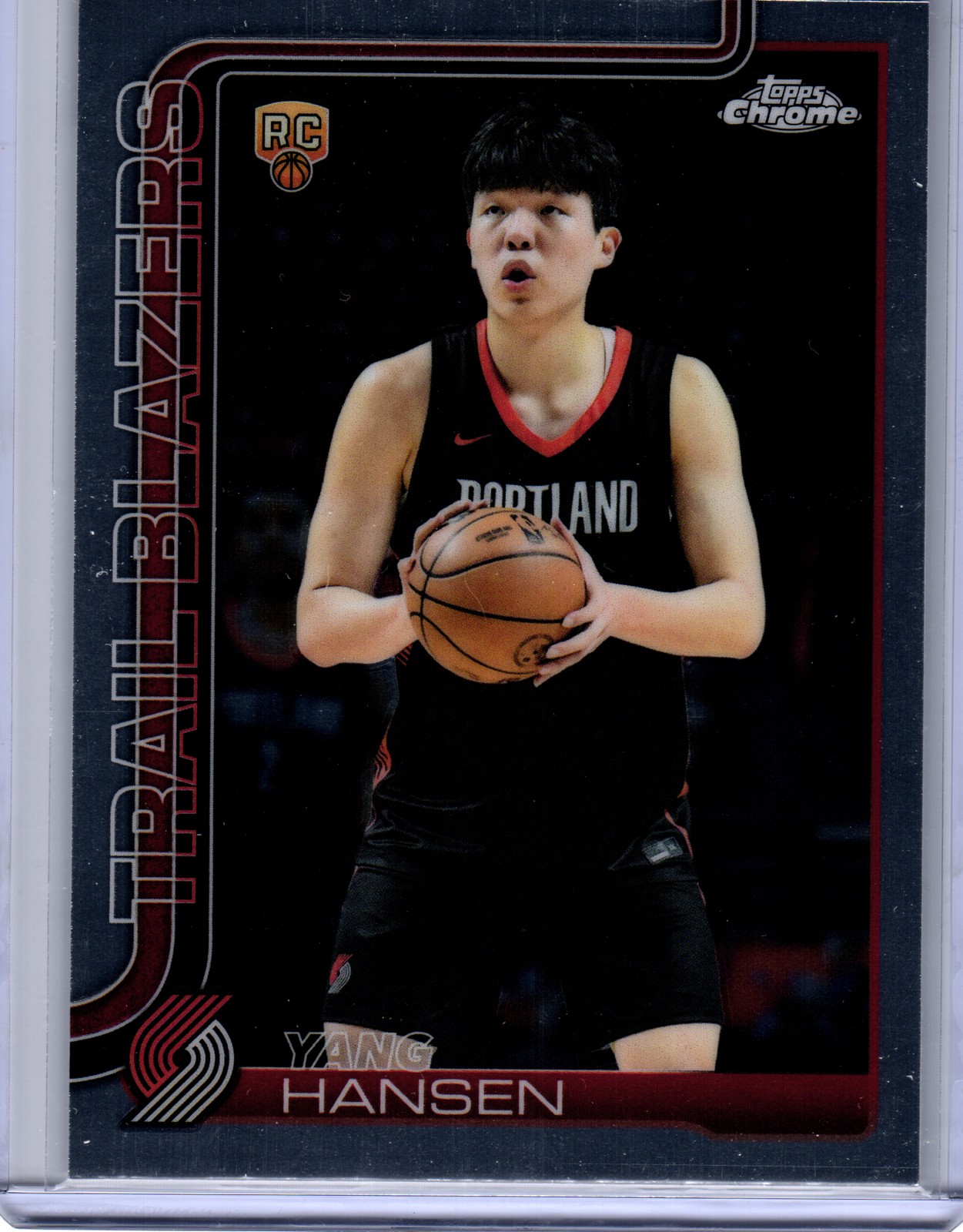 2025-26 Topps Chrome Yang Hansen Portland Rookie #266