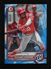 2022 Bowman Prospects Blue Pattern Border 84/125 Roismar Quintana #BP-83 4b9