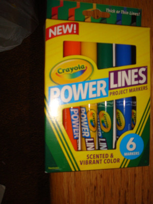 CRAYOLA POWER LINES PROJECT MARKERS