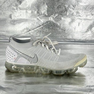 Nike Shoes Mens Size 14 Air Vapormax Flyknit 2 White Vast  display picture 3