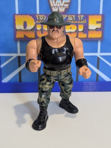 WWF Hasbro Sgt Slaughter - WWE Mattel Vintage Tita...