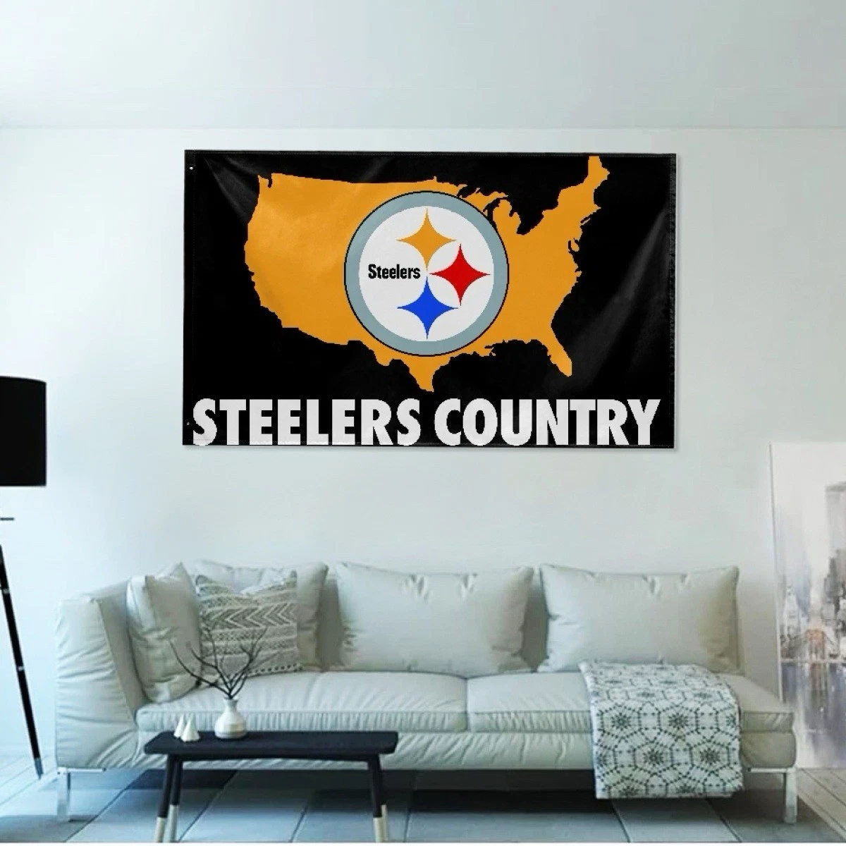 Pittsburgh Fans Football Team House Flag