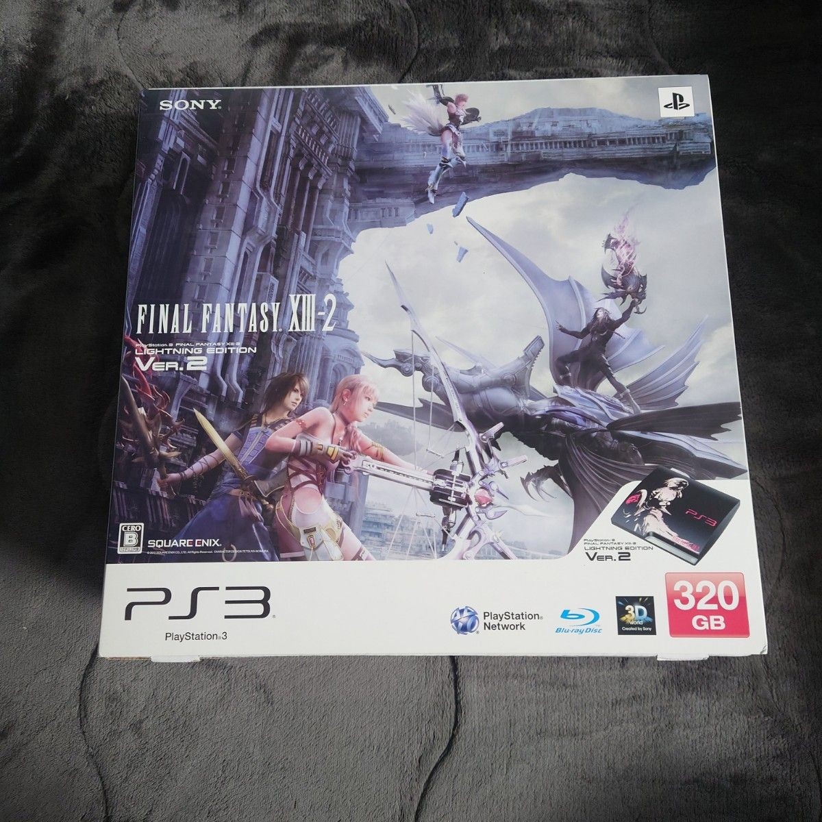 PlayStation3 ライトニングエディション ver.2　PS3 本体 Sony PlayStation 3 Slim Final Fantasy XIII-2 Lightning Edition Ver
