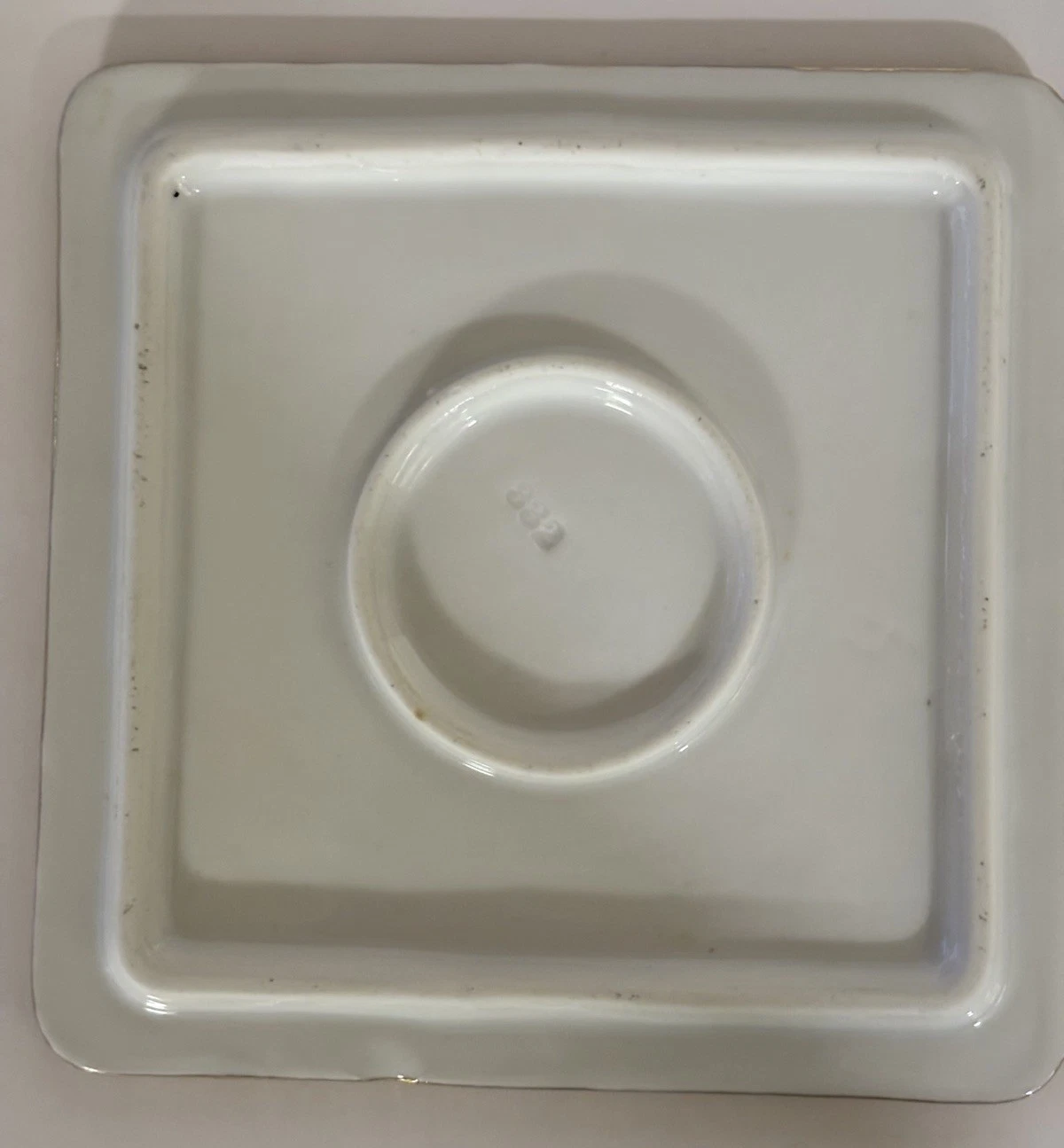 Antique Bohemian Art Nouveau Porcelain Trivet Teapot Stand Secessionist Gold - product detail image 3