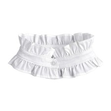 Women Victorian Ruffled Faux Collar Blouse Neck Ruff Choker Collar Accessory