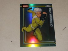 2026 Topps Chrome Marvel Aqua Refractor #93 Quicksilver 128/199