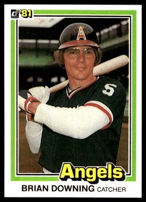 Brian Downing 1981 Donruss #410 Angels MLB READ FREE SHIPPING AutographDen