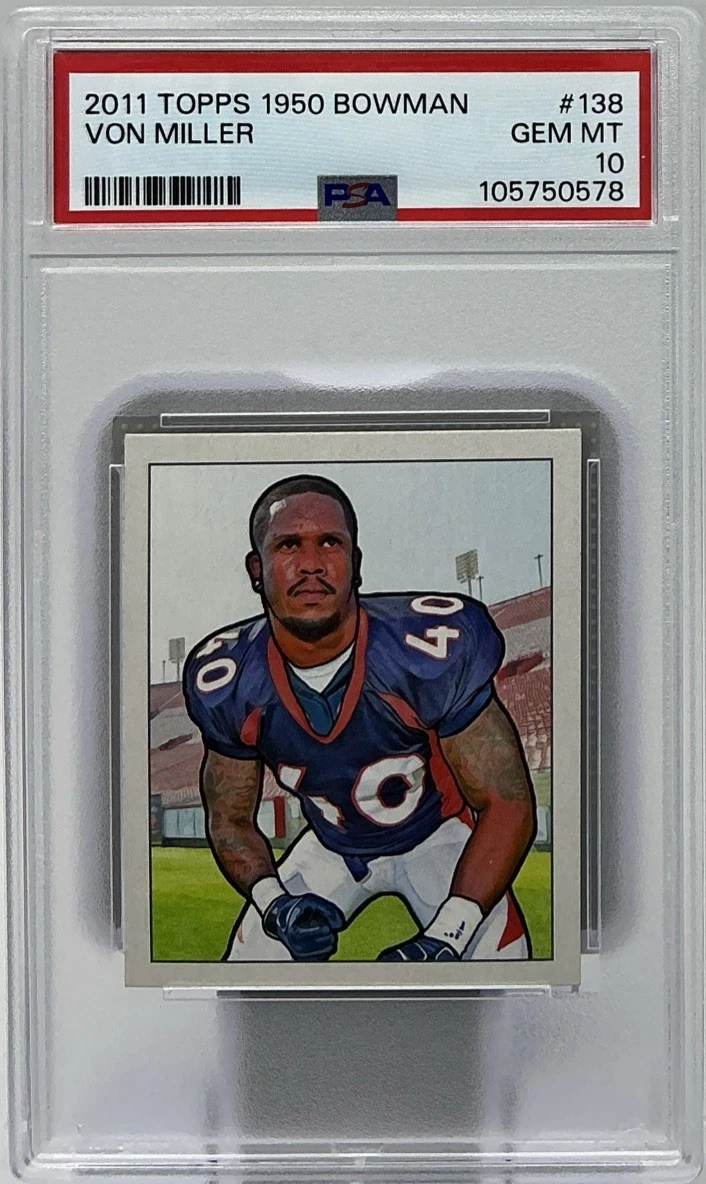 Von Miller Topps 1950 Bowman #138 Base