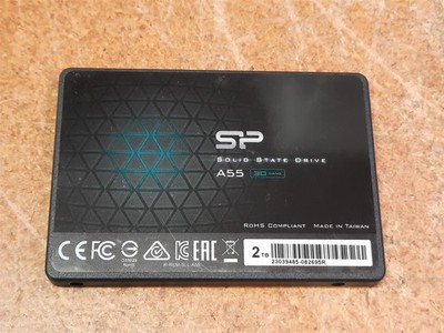 Silicon Power SPCC A55 3D NAND 2TB 2.5'' 6Gb/s SATA Solid State Drive 100% Health