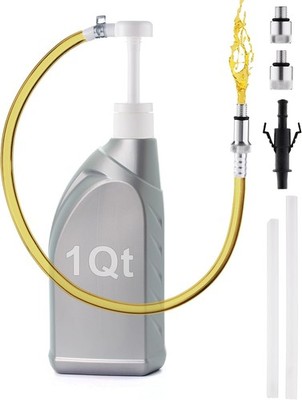 Fluid Pump for Standard Quart Bottles, 8cc Pump per Stroke, Transfer Oil, Fluid,