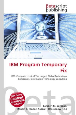 Lambert M. Surhone (u. a.) | IBM Program Temporary Fix | Taschenbuch | Englisch