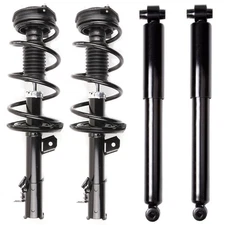 For 2012-2013 Nissan Rogue AWD Pair Front+Rear Complete Struts Shocks W/ Spring