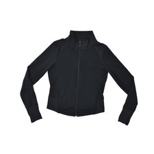 Under Armour Women's Black Full Zip Athletic Jacket Size S Thumb Holes Polyester